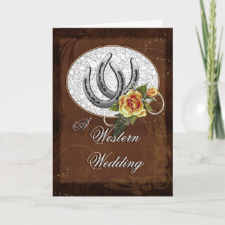 Invitación a la boda occidental