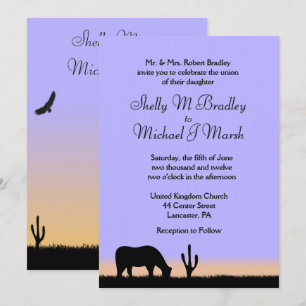 Invitación a la boda occidental de Crepúsculo