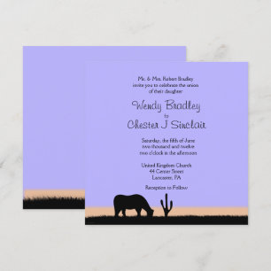 Invitación a la boda occidental de Crepúsculo
