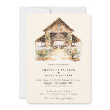 Invitación a la boda occidental rusa moderna