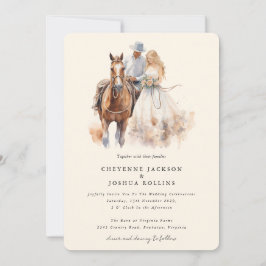 Invitación a la boda occidental rusa moderna