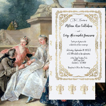 Invitación a la boda organizada por Francia al est