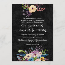 Invitación a la boda organizada por los padres de 