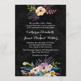 Invitación a la boda organizada por los padres de 