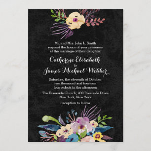 Invitación a la boda organizada por los padres de 