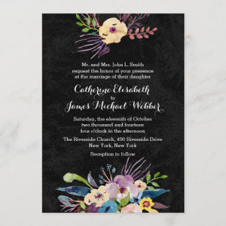 Invitación a la boda organizada por los padres de 