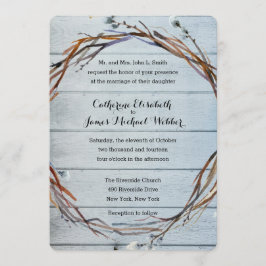 Invitación a la boda organizada por los padres de 