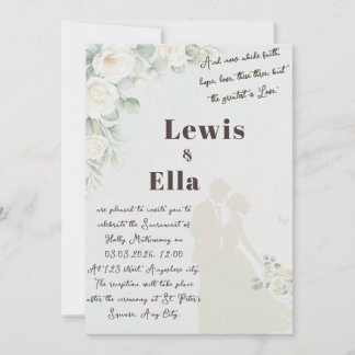 Invitación a la boda ortodoxa bíblica