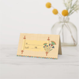 Invitación a la boda Patrimonio faraónico sobre el