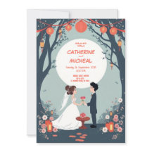Invitación a la boda personalizada con estilo Stud