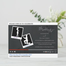 Invitación a la boda personalizada con tema en You