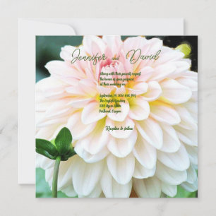 Invitación a la boda personalizada Dahlia