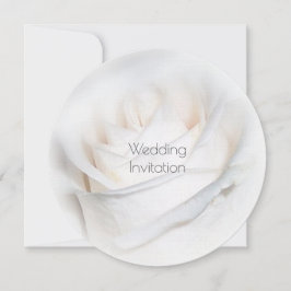 Invitación a la boda personalizada de White Rose