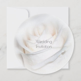Invitación a la boda personalizada de White Rose