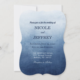 Invitación a la boda personalizada elegante de Nav