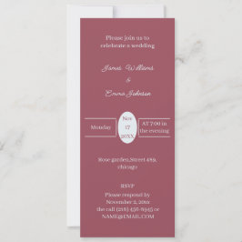 Invitación a la boda personalizada por cimarrona s