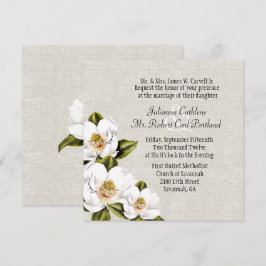 Invitación a la boda personalizada Southern Belle