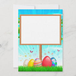 Invitación a la boda personalizado de Pascua