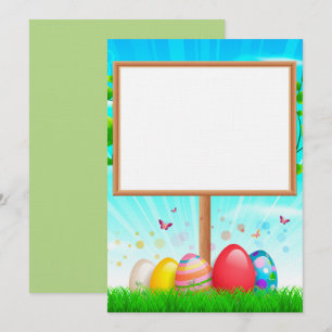 Invitación a la boda personalizado de Pascua