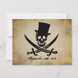 Invitación a la boda pirata