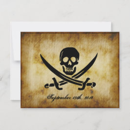 Invitación a la boda pirata