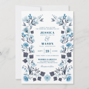 Invitación a la boda popular moderna de Boho