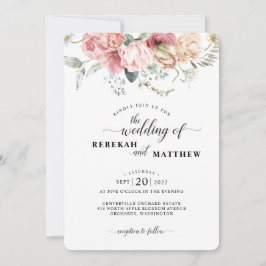 Invitación a la boda por Bouquet Tulip de primaver