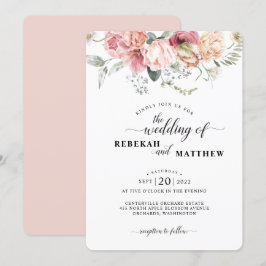 Invitación a la boda por Bouquet Tulip de primaver
