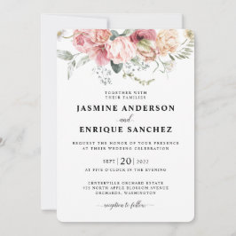 Invitación a la boda por Bouquet Tulip de primaver