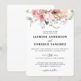 Invitación a la boda por Bouquet Tulip de primaver