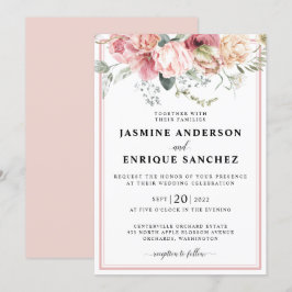 Invitación a la boda por Bouquet Tulip de primaver