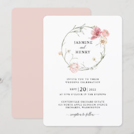 Invitación a la boda por Bouquet Tulip de primaver