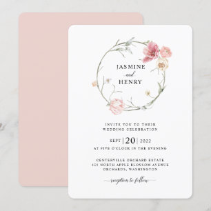 Invitación a la boda por Bouquet Tulip de primaver