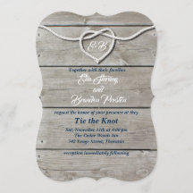 Invitación a la boda por monograma náutico