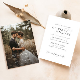 Invitación a la boda por overlay de Vellum con fot