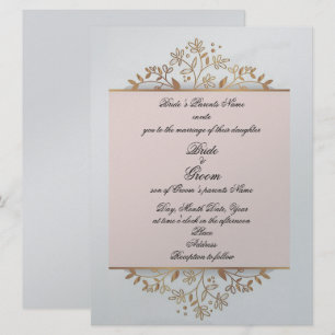 Invitación a la boda por suavidad de novia