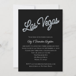 Invitación a la boda posterior a la boda de Silver