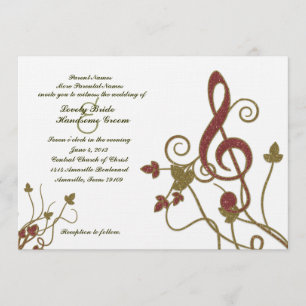 Invitación a la Boda Purpurinoso de Oro Blanco de