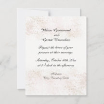 Invitación a la boda rápida de Rubor