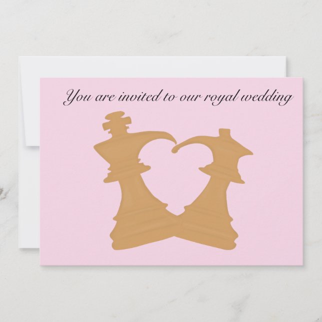 Invitación a la boda real (Anverso)