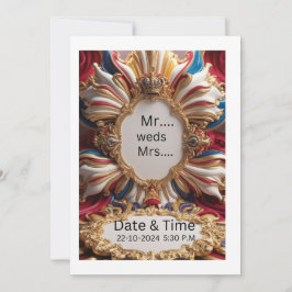 Invitación a la boda real encantada