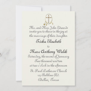 Invitación a la boda religiosa