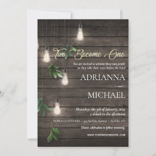 Invitación a la boda religiosa cristiana de la mad