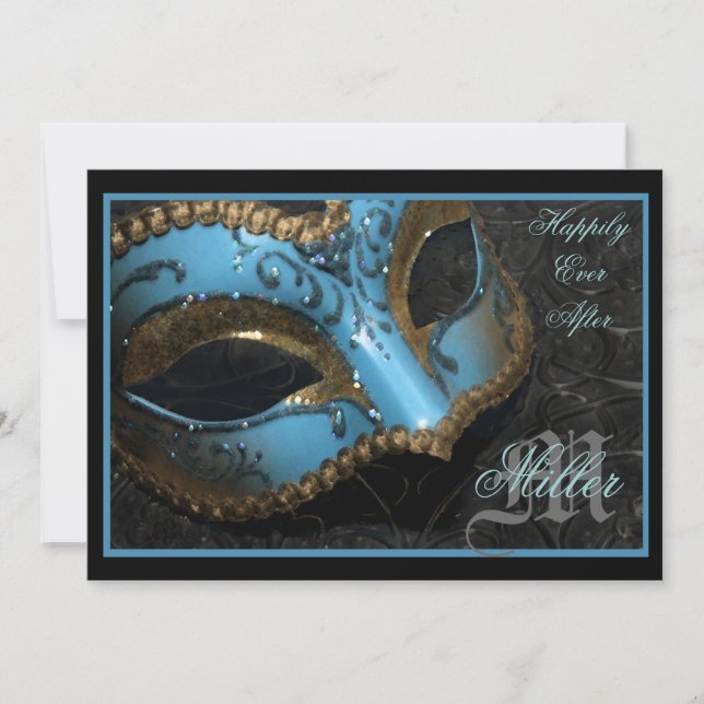 Invitación a la boda renacentista de la mascarada  (Anverso)