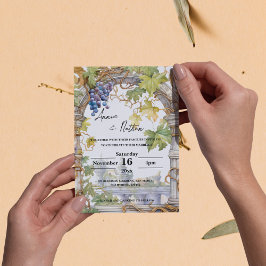 Invitación a la Boda Romántica de Bodas de Viñeter