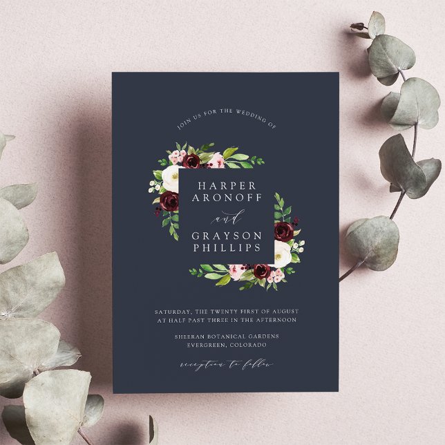 Invitación a la boda romántica de medianoche (Subido por el creador)
