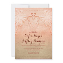 Invitación a la boda romántica en la playa de Flam