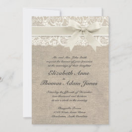 Invitación a la boda romántica inspirada en la cos