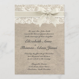 Invitación a la boda romántica inspirada en la cos