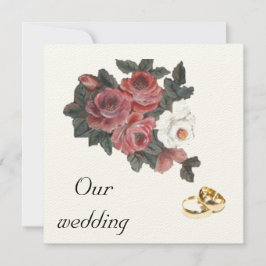 invitación a la boda ROSA